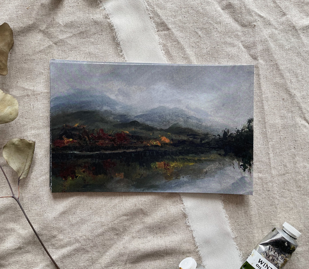 Misty Morning Cardstock Postcard/Print