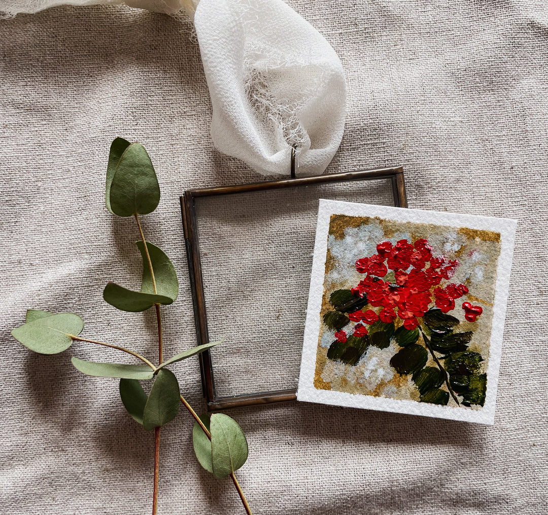 Holiday Berries Vintage Ornament