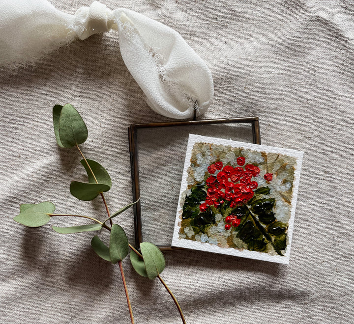 Holiday Berries Vintage Ornament