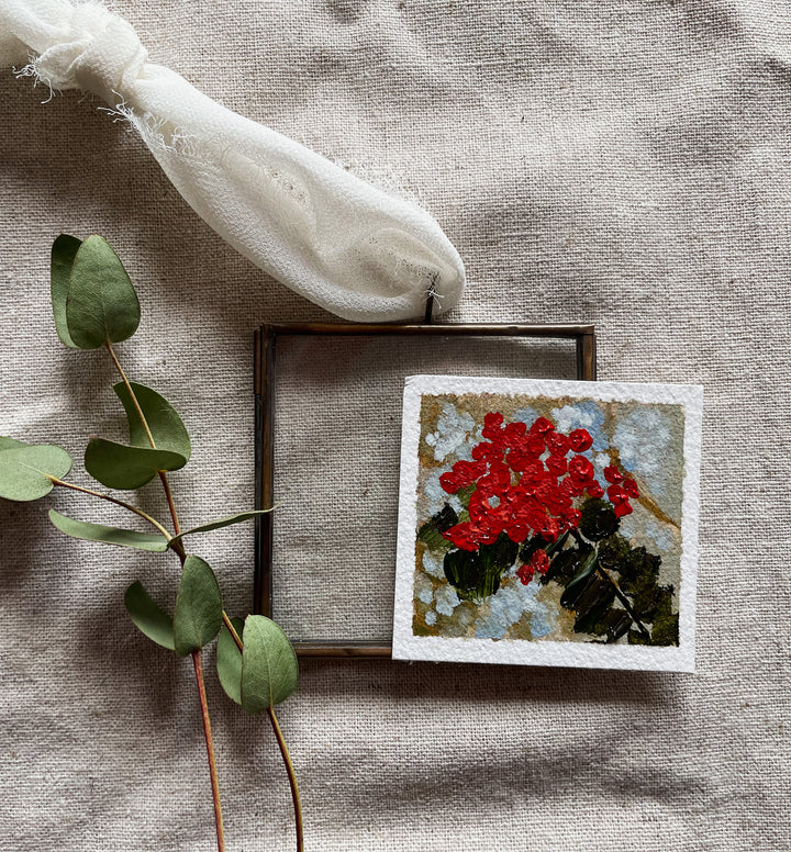 Holiday Berries Vintage Ornament