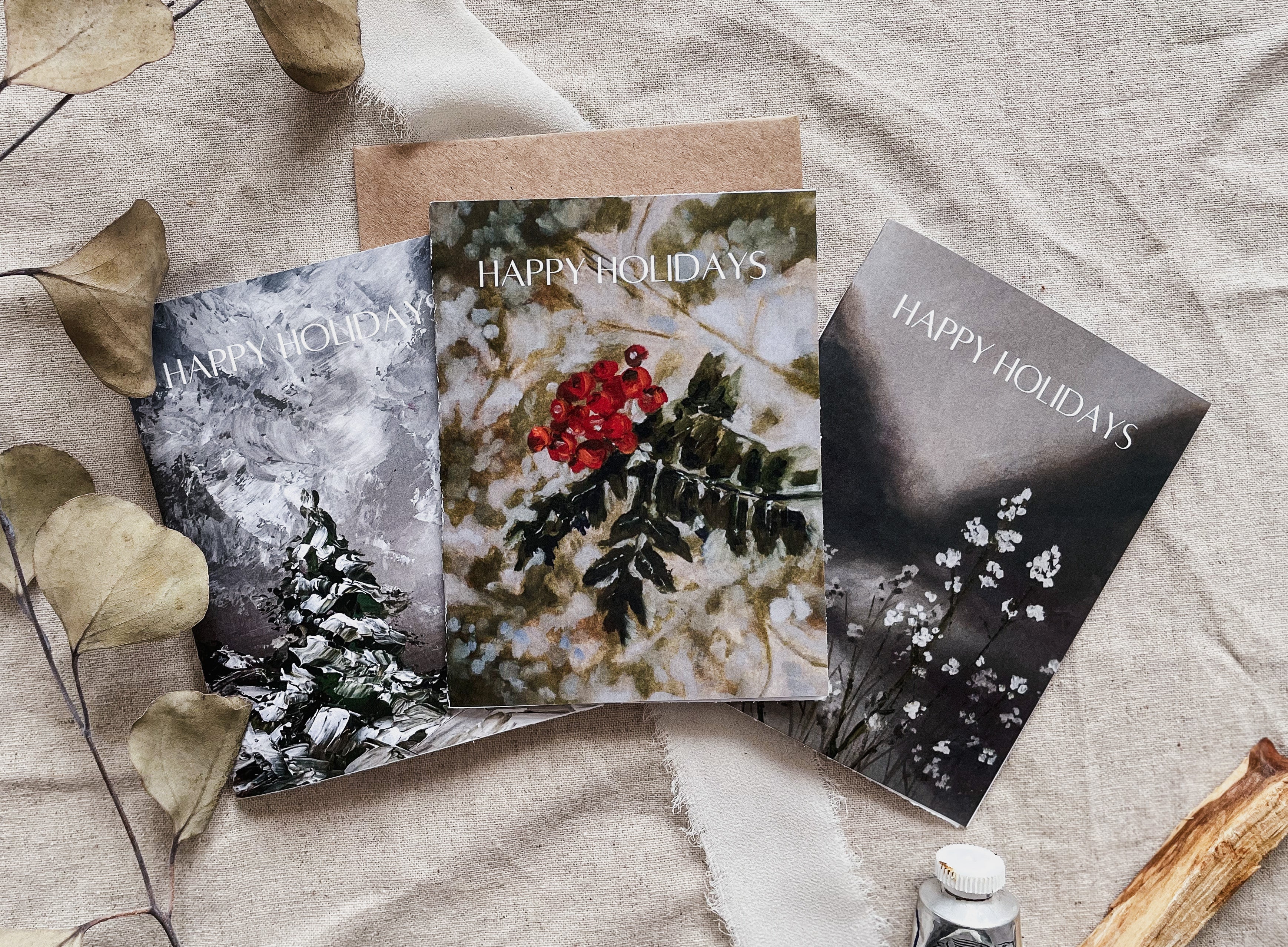 Holiday Cards Cards (Pack of 3)